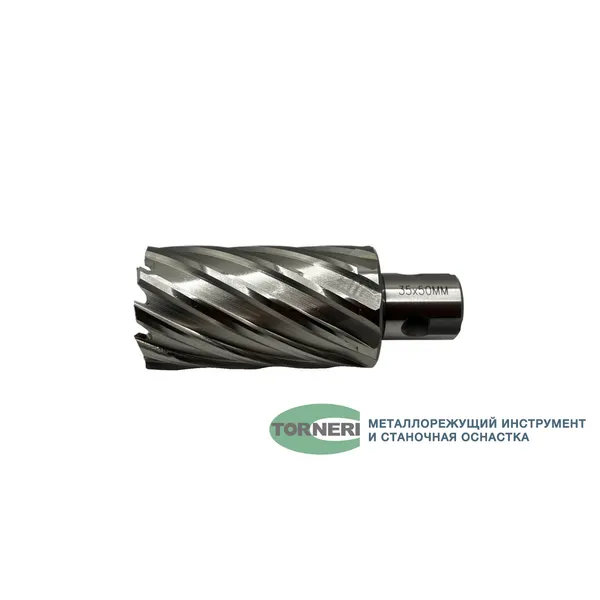 Сверло корончатое 35х50 мм, HSS, Universal / Weldon 19 t023645  (Фото 3)