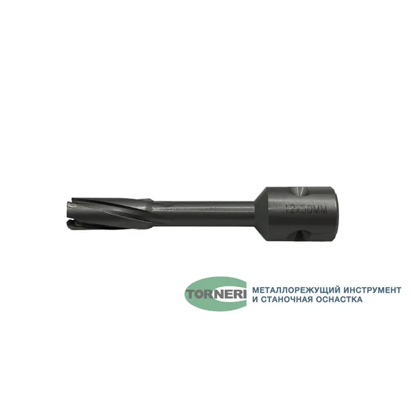 Сверло корончатое 12х50 мм, ТСТ, Universal / Weldon 19 t023649  (Фото 3)