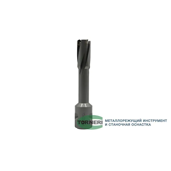 Сверла t023651 Сверло корончатое 15х50 мм, ТСТ, Universal / Weldon 19