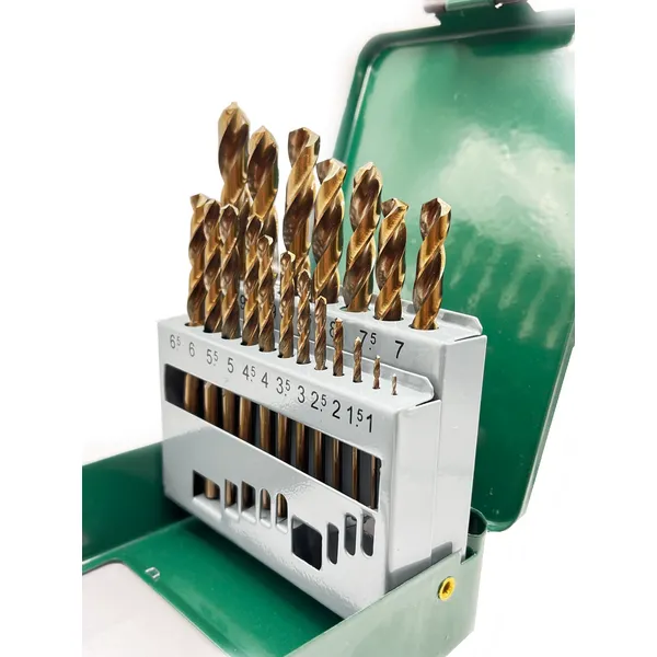 Набор сверл по металлу 19 шт. (ф 1.0 мм - ф 10.0 мм) Р6М5К5 t023763  (Фото 4)