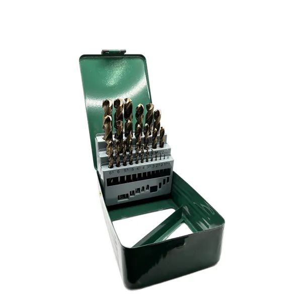 Сверла t023764 Набор сверл по металлу 25 шт. (ф 1.0 мм - ф 13.0 мм) Р6М5К5