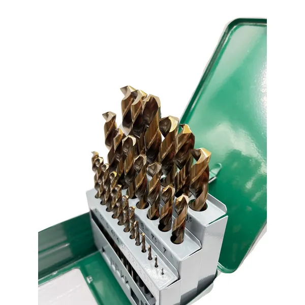 Набор сверл по металлу 25 шт. (ф 1.0 мм - ф 13.0 мм) Р6М5К5 t023764  (Фото 4)