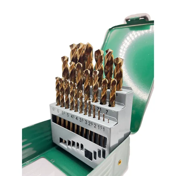 Набор сверл по металлу 25 шт. (ф 1.0 мм - ф 13.0 мм) Р6М5К5 t023764  (Фото 6)