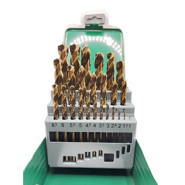 Набор сверл по металлу 25 шт. (ф 1.0 мм - ф 13.0 мм) Р6М5К5 t023764  (Фото 3)