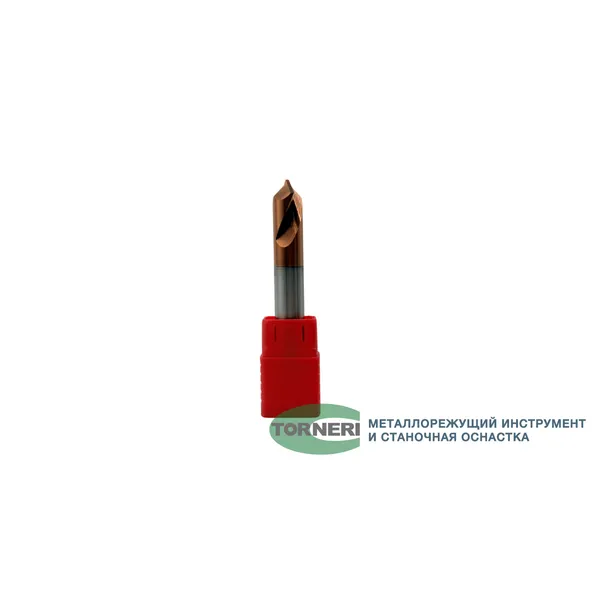 Сверла t026263 Сверло центровочное ф 12.0х24х75 мм z=2, 90°, твердосплавное по стали