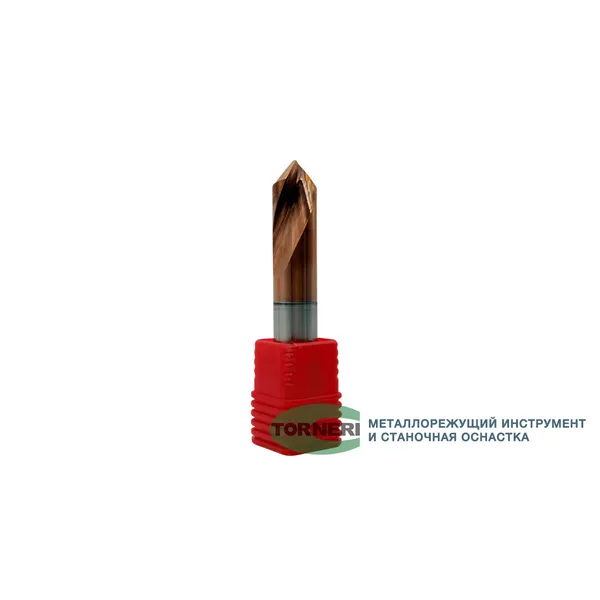 Сверло центровочное ф 16.0х32х100 мм z=2, 90°, твердосплавное по стали t026265  (Фото 3)