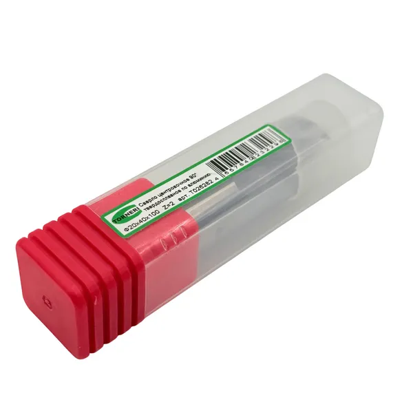 Сверло центровочное ф 20.0х40х100 мм z=2, 90°, твердосплавное по алюминию t026282  (Фото 2)