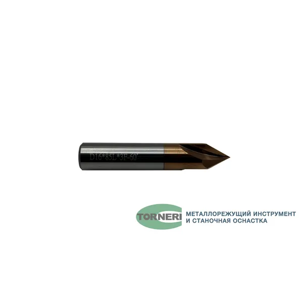 Зенкoвка 60°, 16х85 мм z=3 ц/х твердосплавная t023888  (Фото 3)